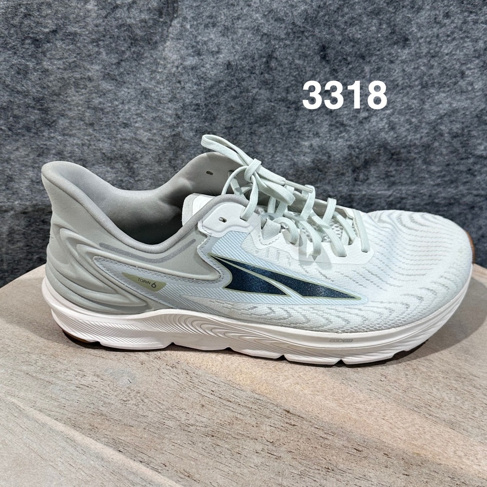 Altra Torin 6 Running Shoes Mens 12.5 White Grey Training AL0A7R6T120 Mesh